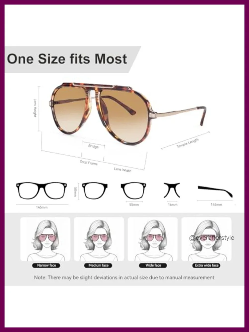 Oversized Aviator Sunglasses Retro 70s Vintage Metal Shades Women Men